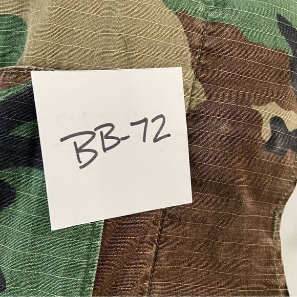 BDU Shirt Retired Woodland Camouflage Cargo Tactical Hunting Military Size Large - Picture 9 of 9